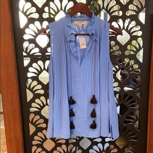 Blue blouse from LOFT